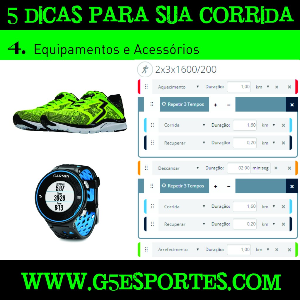 Dicas de Corrida 4-Equipamentos e&nbsp;acessórios